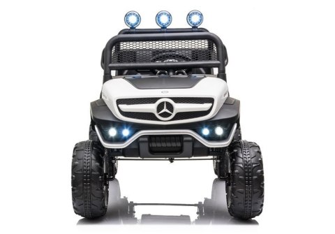 POJAZD NA AKUMULATOR MERCEDES UNIMOG S BIAŁY POJAZD NA AKUMULATOR MERCEDES UNIMOG S BIAŁY