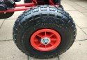 GOKART CZERWONY A-15 POMPOWANE KOŁA