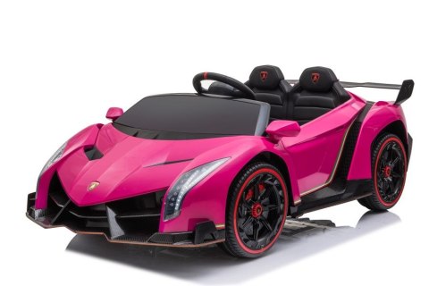 Auto na akumulator Lamborghini Veneno Różowy Auto na akumulator Lamborghini Veneno Różowy