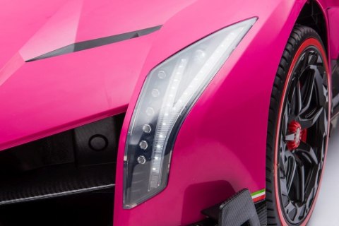 Auto na akumulator Lamborghini Veneno Różowy Auto na akumulator Lamborghini Veneno Różowy