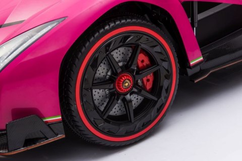Auto na akumulator Lamborghini Veneno Różowy Auto na akumulator Lamborghini Veneno Różowy