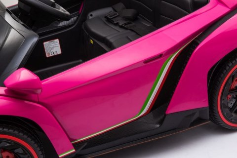 Auto na akumulator Lamborghini Veneno Różowy Auto na akumulator Lamborghini Veneno Różowy