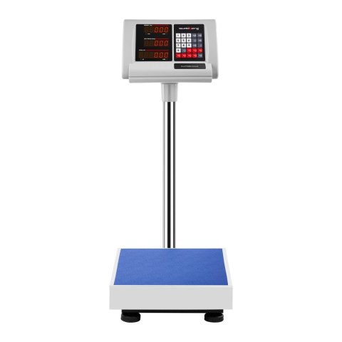 Waga platformowa magazynowa licząca 30x40cm zasilacz + akumulator 100kg / 10g Waga platformowa magazynowa licząca 30x40cm zasilacz + akumulator 100kg / 10g