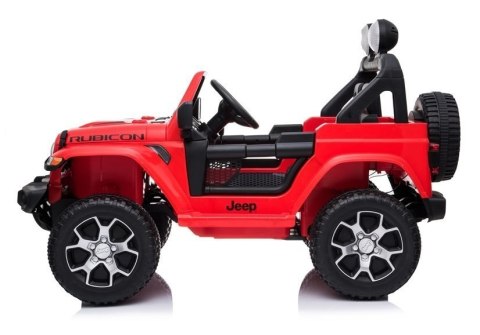 Auto na Akumulator Jeep Wrangler Rubicon Czerwony Auto na Akumulator Jeep Wrangler Rubicon Czerwony