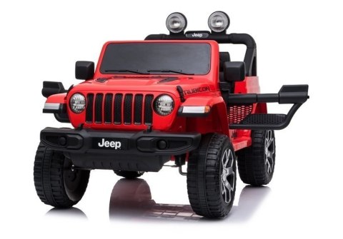 Auto na Akumulator Jeep Wrangler Rubicon Czerwony Auto na Akumulator Jeep Wrangler Rubicon Czerwony