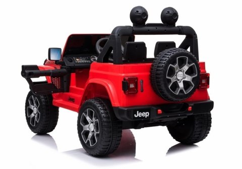 Auto na Akumulator Jeep Wrangler Rubicon Czerwony Auto na Akumulator Jeep Wrangler Rubicon Czerwony