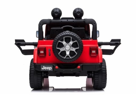 Auto na Akumulator Jeep Wrangler Rubicon Czerwony Auto na Akumulator Jeep Wrangler Rubicon Czerwony