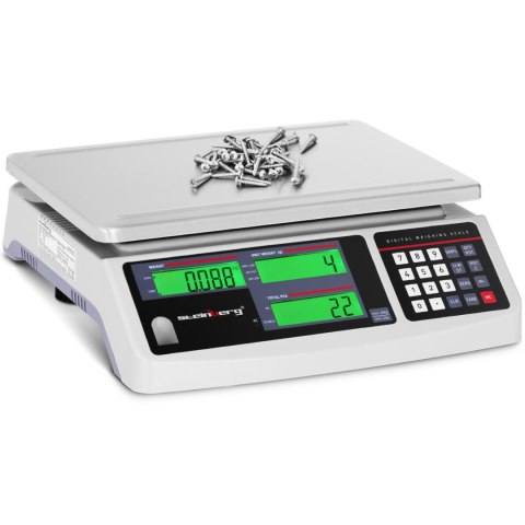 Waga sklepowa handlowa licząca LCD 30.5 x 22 cm 30 kg / 1 g Waga sklepowa handlowa licząca LCD 30.5 x 22 cm 30 kg / 1 g