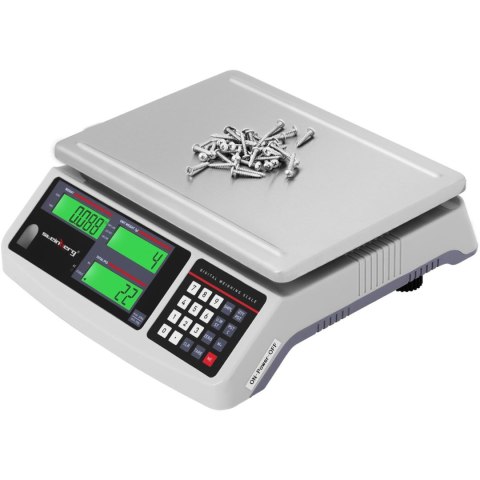 Waga sklepowa handlowa licząca LCD 30.5 x 22 cm 30 kg / 1 g Waga sklepowa handlowa licząca LCD 30.5 x 22 cm 30 kg / 1 g