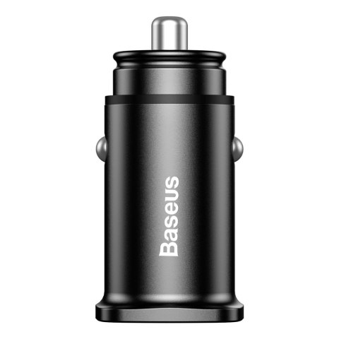 Inteligentna ładowarka samochodowa Square 2x USB QC3.0 Quick Charge 3.0 SCP AFC 30W czarny Inteligentna ładowarka samochodowa Square 2x USB QC3.0 Quick Charge 3.0 SCP AFC 30W czarny