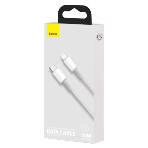 Kabel do szybkiego ładowania Iphone USB-C - Lightning Power Delivery 20W 1m biały Kabel do szybkiego ładowania Iphone USB-C - Lightning Power Delivery 20W 1m biały