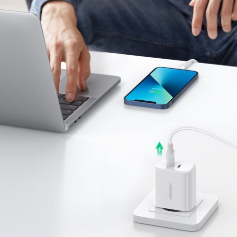 Ładowarka sieciowa do telefonu 2x USB-C 40W Power Delivery biały Ładowarka sieciowa do telefonu 2x USB-C 40W Power Delivery biały