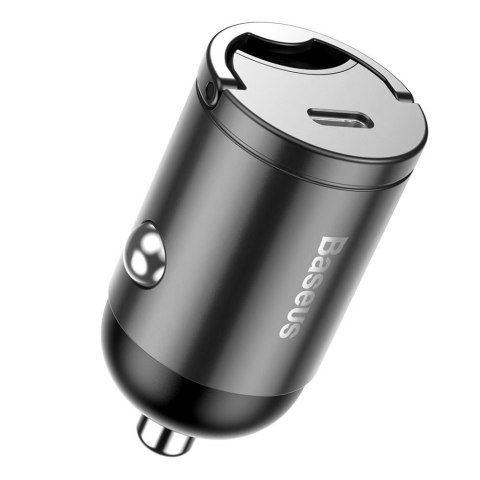 Mini ładowarka samochodowa inteligentna Tiny Star PPS USB-C 30W Quick Charge PD szary Mini ładowarka samochodowa inteligentna Tiny Star PPS USB-C 30W Quick Charge PD szary