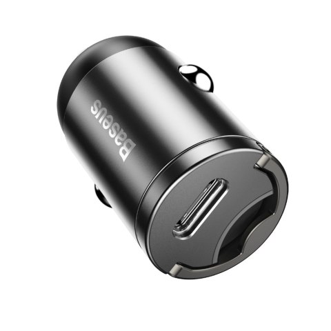 Mini ładowarka samochodowa inteligentna Tiny Star PPS USB-C 30W Quick Charge PD szary Mini ładowarka samochodowa inteligentna Tiny Star PPS USB-C 30W Quick Charge PD szary