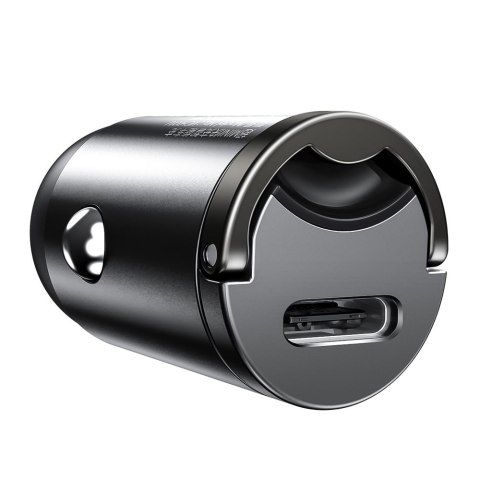 Mini ładowarka samochodowa inteligentna Tiny Star PPS USB-C 30W Quick Charge PD szary Mini ładowarka samochodowa inteligentna Tiny Star PPS USB-C 30W Quick Charge PD szary