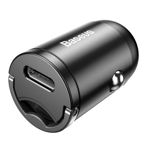Mini ładowarka samochodowa inteligentna Tiny Star PPS USB-C 30W Quick Charge PD szary Mini ładowarka samochodowa inteligentna Tiny Star PPS USB-C 30W Quick Charge PD szary