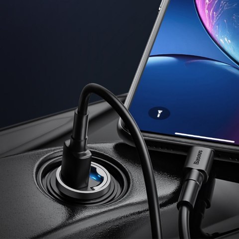 Mini ładowarka samochodowa inteligentna Tiny Star PPS USB-C 30W Quick Charge PD szary Mini ładowarka samochodowa inteligentna Tiny Star PPS USB-C 30W Quick Charge PD szary