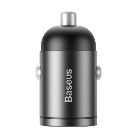 Mini ładowarka samochodowa inteligentna Tiny Star USB 30W Quick Charge szary Mini ładowarka samochodowa inteligentna Tiny Star USB 30W Quick Charge szary