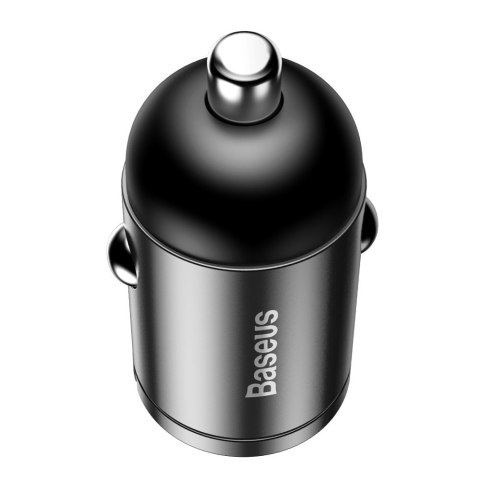 Mini ładowarka samochodowa inteligentna Tiny Star USB 30W Quick Charge szary Mini ładowarka samochodowa inteligentna Tiny Star USB 30W Quick Charge szary
