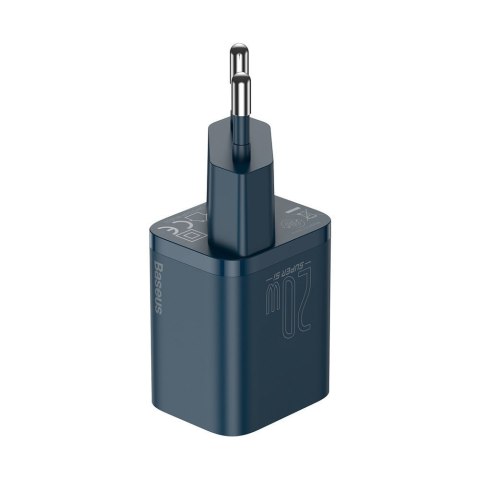 Super Si 1C szybka ładowarka USB-C 20W Power Delivery niebieski Super Si 1C szybka ładowarka USB-C 20W Power Delivery niebieski