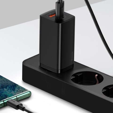 Szybka ładowarka sieciowa GaN2 Pro USB USB-C QC PD 65W czarny Szybka ładowarka sieciowa GaN2 Pro USB USB-C QC PD 65W czarny