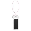 Uniwersalny wodoodporny pokrowiec etui na telefon max 7.2'' na basen nad wodę różowy
