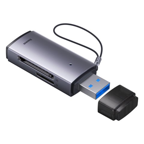 Adapter czytnik kart SD/TF USB Lite Series szary Adapter czytnik kart SD/TF USB Lite Series szary