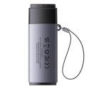 Adapter czytnik kart SD/TF USB Lite Series szary