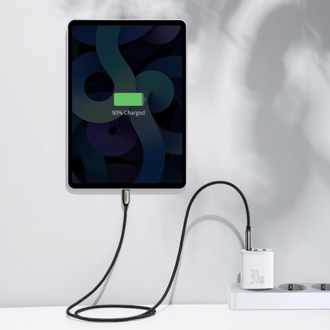 Compact szybka ładowarka sieciowa 2x USB USB-C 30W 3A PD QC biały Compact szybka ładowarka sieciowa 2x USB USB-C 30W 3A PD QC biały