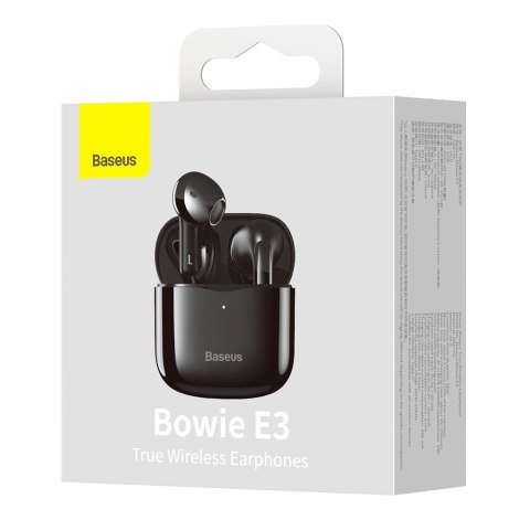 E3 bezprzewodowe słuchawki Bluetooth 5.0 TWS douszne wodoodporne IP64 czarny E3 bezprzewodowe słuchawki Bluetooth 5.0 TWS douszne wodoodporne IP64 czarny