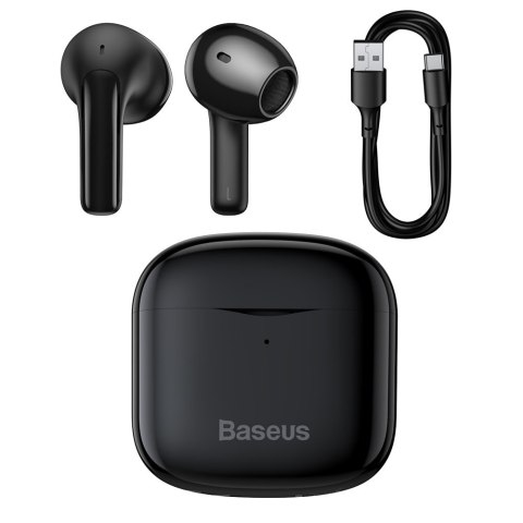 E3 bezprzewodowe słuchawki Bluetooth 5.0 TWS douszne wodoodporne IP64 czarny E3 bezprzewodowe słuchawki Bluetooth 5.0 TWS douszne wodoodporne IP64 czarny