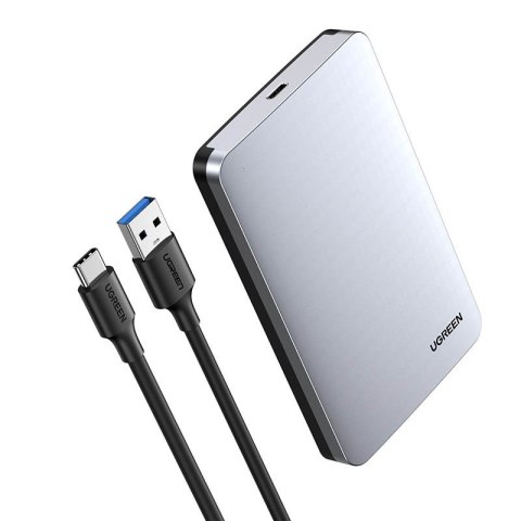 Kieszeń obudowa na dysk twardy 2.5'' SATA 3.0 6Gbps + kabel USB - USB-C 0.5m szary Kieszeń obudowa na dysk twardy 2.5'' SATA 3.0 6Gbps + kabel USB - USB-C 0.5m szary