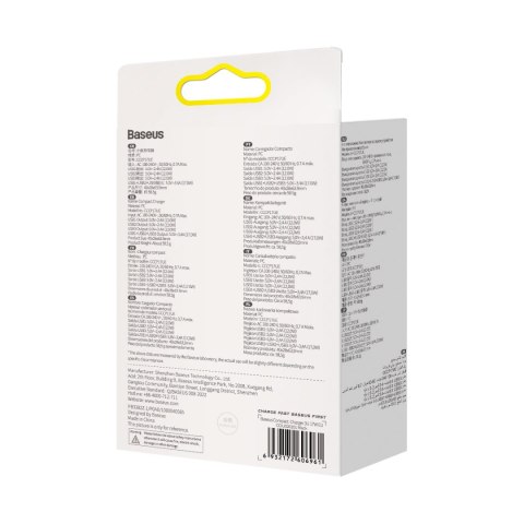 Ładowarka sieciowa Compact 3x USB 17W czarny Ładowarka sieciowa Compact 3x USB 17W czarny