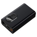 Mini kompresor samochodowy pompka do kół z akumulatorem 2500mAh 54W czarny