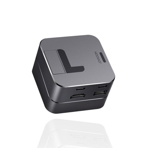 Podstawka wielofunkcyjny HUB do MacBook Pro USB-C USB 3.0 RJ45 HDMI Thunderbolt szary Podstawka wielofunkcyjny HUB do MacBook Pro USB-C USB 3.0 RJ45 HDMI Thunderbolt szary