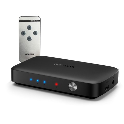 Przełącznik rozdzielacz splitter switch HDMI - 3x HDMI 4K 30Hz czarny Przełącznik rozdzielacz splitter switch HDMI - 3x HDMI 4K 30Hz czarny
