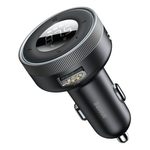 Transmiter FM odtwarzacz MP3 ładowarka samochodowa LED 2x USB Bluetooth czarny Transmiter FM odtwarzacz MP3 ładowarka samochodowa LED 2x USB Bluetooth czarny