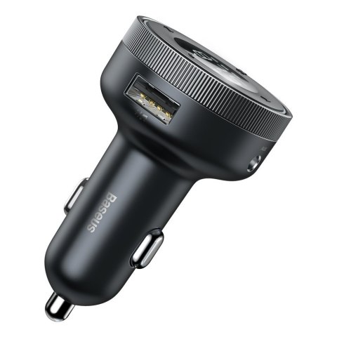 Transmiter FM odtwarzacz MP3 ładowarka samochodowa LED 2x USB Bluetooth czarny Transmiter FM odtwarzacz MP3 ładowarka samochodowa LED 2x USB Bluetooth czarny