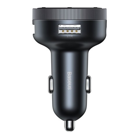 Transmiter FM odtwarzacz MP3 ładowarka samochodowa LED 2x USB Bluetooth czarny Transmiter FM odtwarzacz MP3 ładowarka samochodowa LED 2x USB Bluetooth czarny
