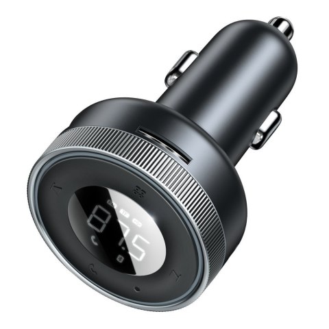 Transmiter FM odtwarzacz MP3 ładowarka samochodowa LED 2x USB Bluetooth czarny Transmiter FM odtwarzacz MP3 ładowarka samochodowa LED 2x USB Bluetooth czarny