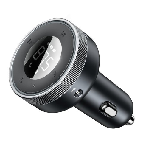 Transmiter FM odtwarzacz MP3 ładowarka samochodowa LED 2x USB Bluetooth czarny Transmiter FM odtwarzacz MP3 ładowarka samochodowa LED 2x USB Bluetooth czarny