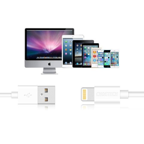 Kabel przewód MFI USB - Lightning 1.2m biały Kabel przewód MFI USB - Lightning 1.2m biały