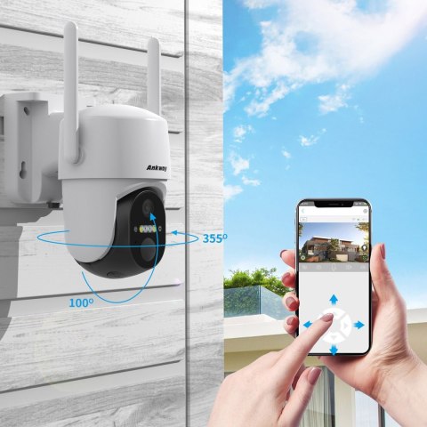 Kamera WiFi z aplikacją sterującą Android iOS IR LED + panel słoneczny 5W Kamera WiFi z aplikacją sterującą Android iOS IR LED + panel słoneczny 5W