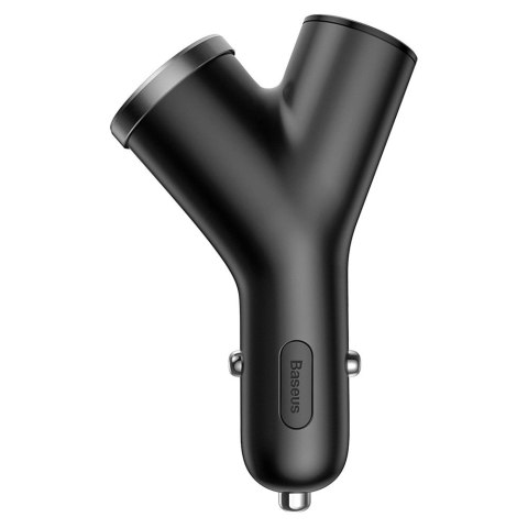 Ładowarka samochodowa Y-Type 2x USB + gniazdo zapalniczki 3.4A czarny Ładowarka samochodowa Y-Type 2x USB + gniazdo zapalniczki 3.4A czarny