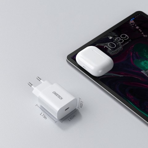 Ładowarka sieciowa USB Typ C PD 20W biały Ładowarka sieciowa USB Typ C PD 20W biały