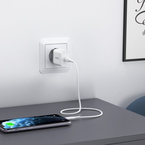 Ładowarka sieciowa USB Typ C PD 20W biały Ładowarka sieciowa USB Typ C PD 20W biały