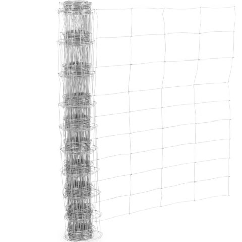 Siatka ogrodzeniowa leśna ocynkowana oczko 30 cm wys. 150 cm 50 m Siatka ogrodzeniowa leśna ocynkowana oczko 30 cm wys. 150 cm 50 m