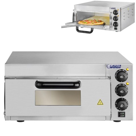 Piec do pizzy 1x40cm jednokomorowy 2000W 230V Timer 120min Royal Catering Piec do pizzy 1x40cm jednokomorowy 2000W 230V Timer 120min Royal Catering