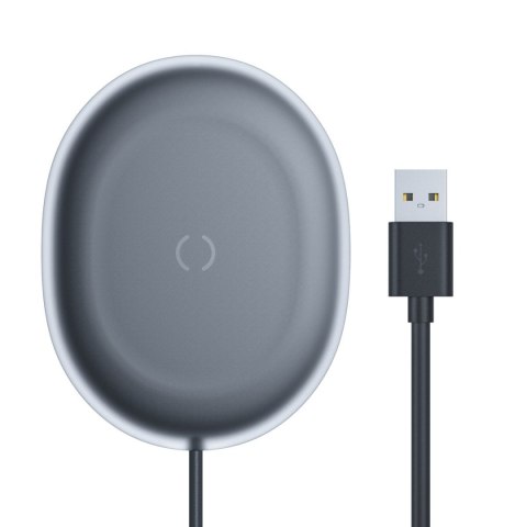 Bezprzewodowa ładowarka Jelly Qi 15W do telefonu słuchawek + kabel USB - USB-C czarny Bezprzewodowa ładowarka Jelly Qi 15W do telefonu słuchawek + kabel USB - USB-C czarny