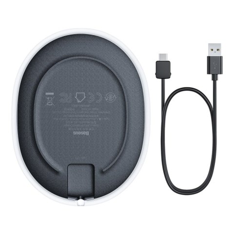 Bezprzewodowa ładowarka Jelly Qi 15W do telefonu słuchawek + kabel USB - USB-C czarny Bezprzewodowa ładowarka Jelly Qi 15W do telefonu słuchawek + kabel USB - USB-C czarny